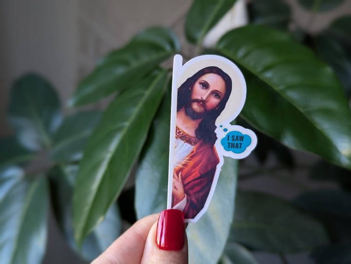 I Saw That Vinyl Sticker