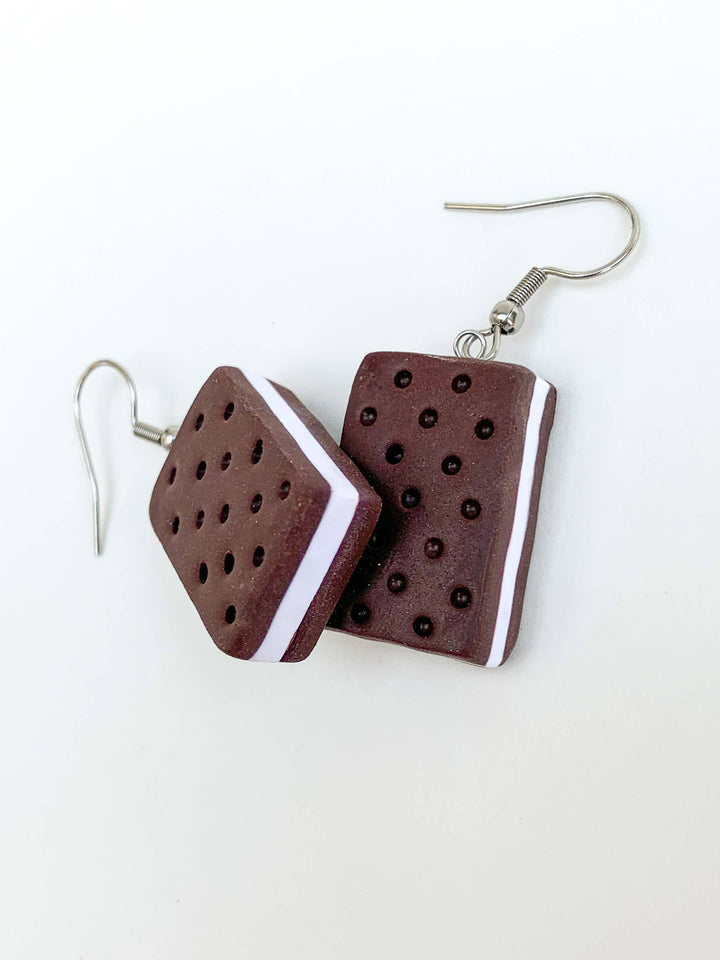 Ice Cream Sandwich Earrings