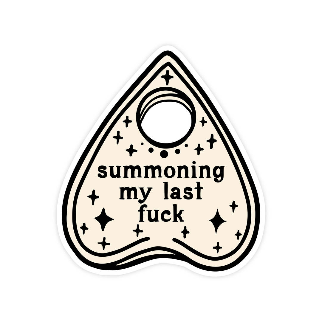 Summoning My Last Fuck Sticker