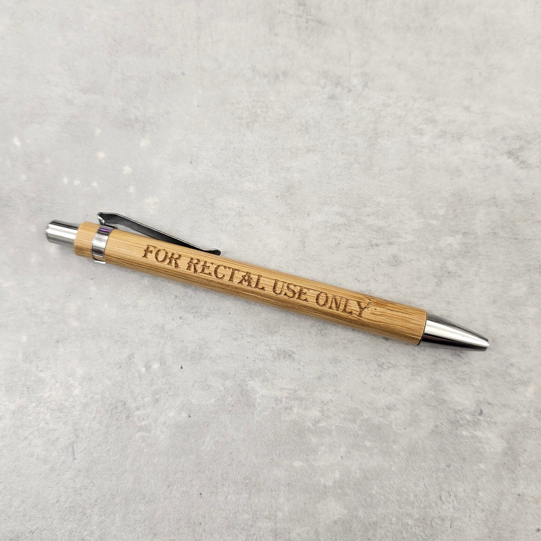 For rectal use only bamboo pen - 1
