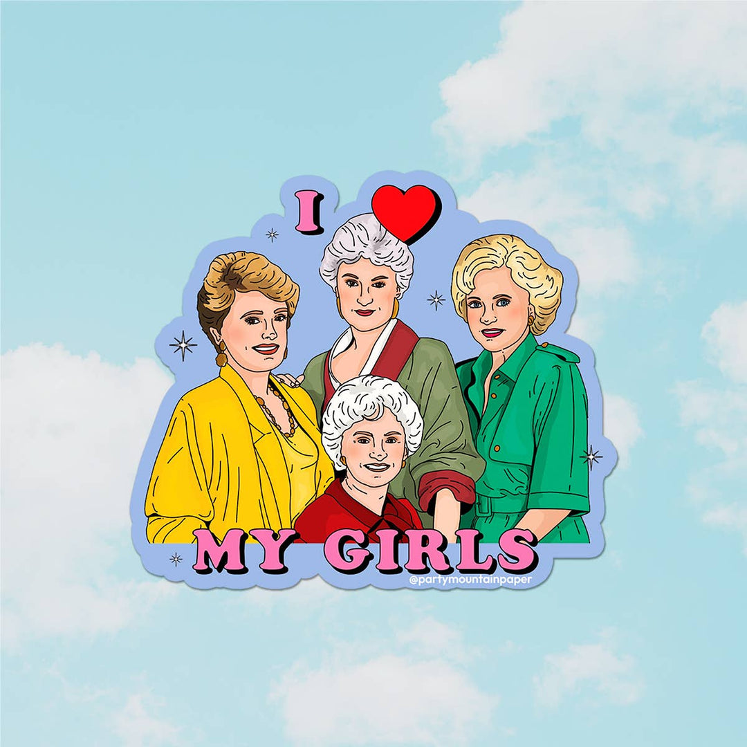 I ♥ My Girls Sticker