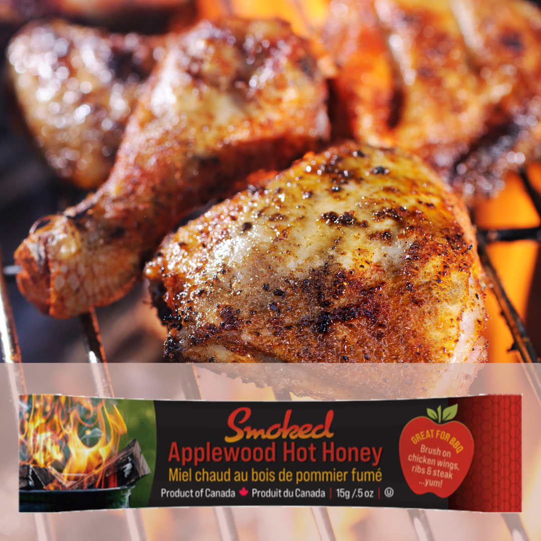 Smoked Applewood Mini Squeeze Honey Pack