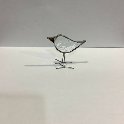 Standing Stained Glass Bird