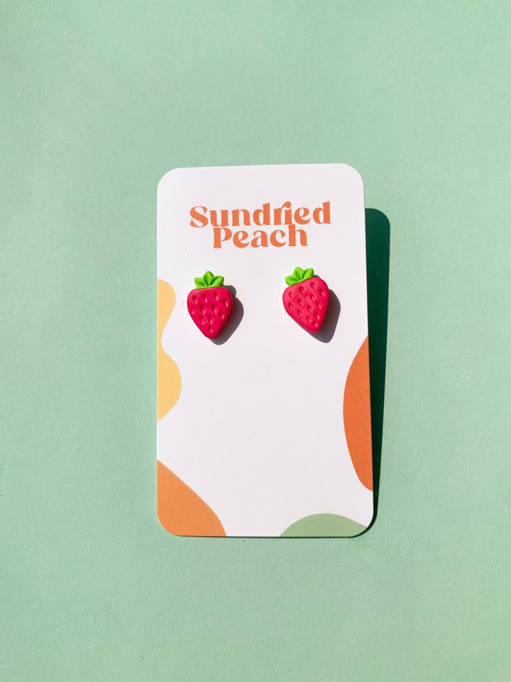 Strawberry Stud Earrings