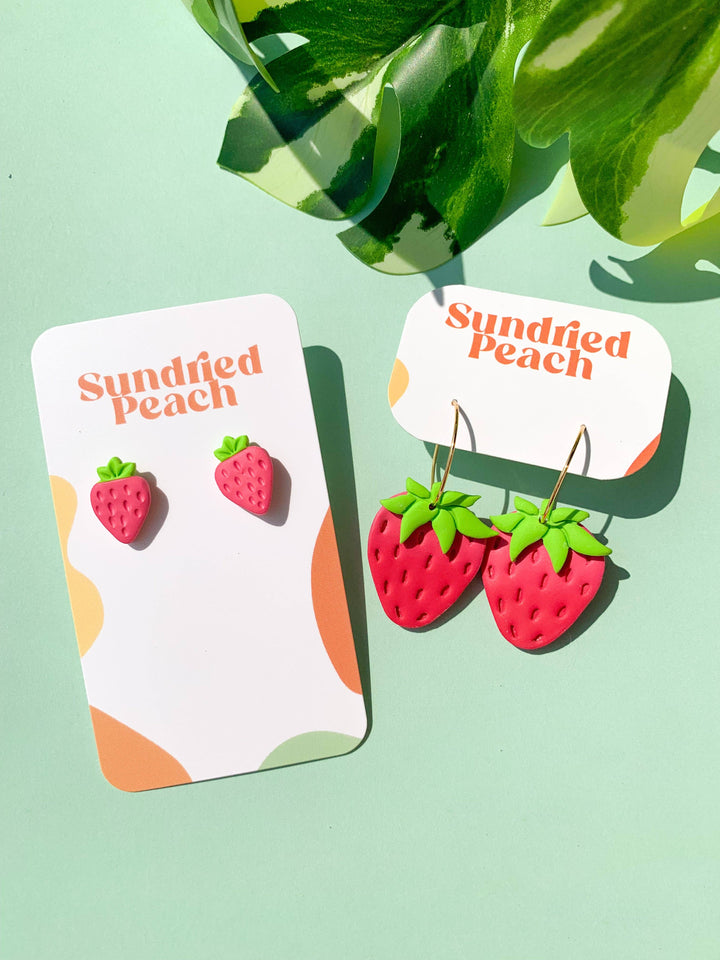 Strawberry Stud Earrings