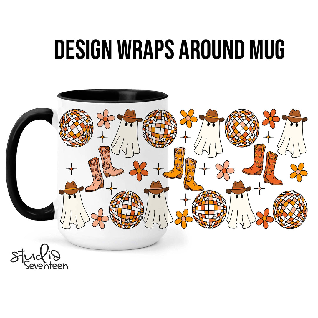 Disco Ghost Coffee Mug