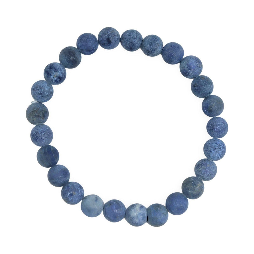 Frosted Lapis Lazuli Bracelet