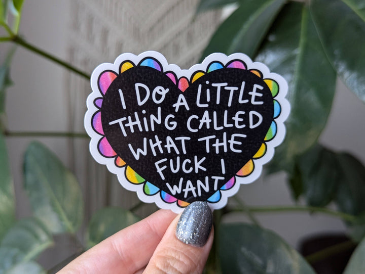 A Little Thing Vinyl Sticker