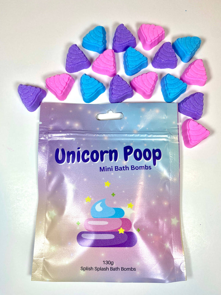 Unicorn Poop Mini Bath Bombs