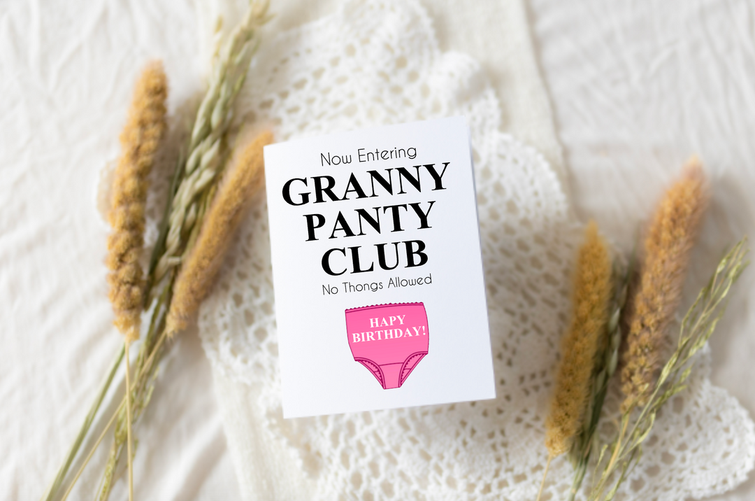 Granny Panty Club Birthday Card - 2