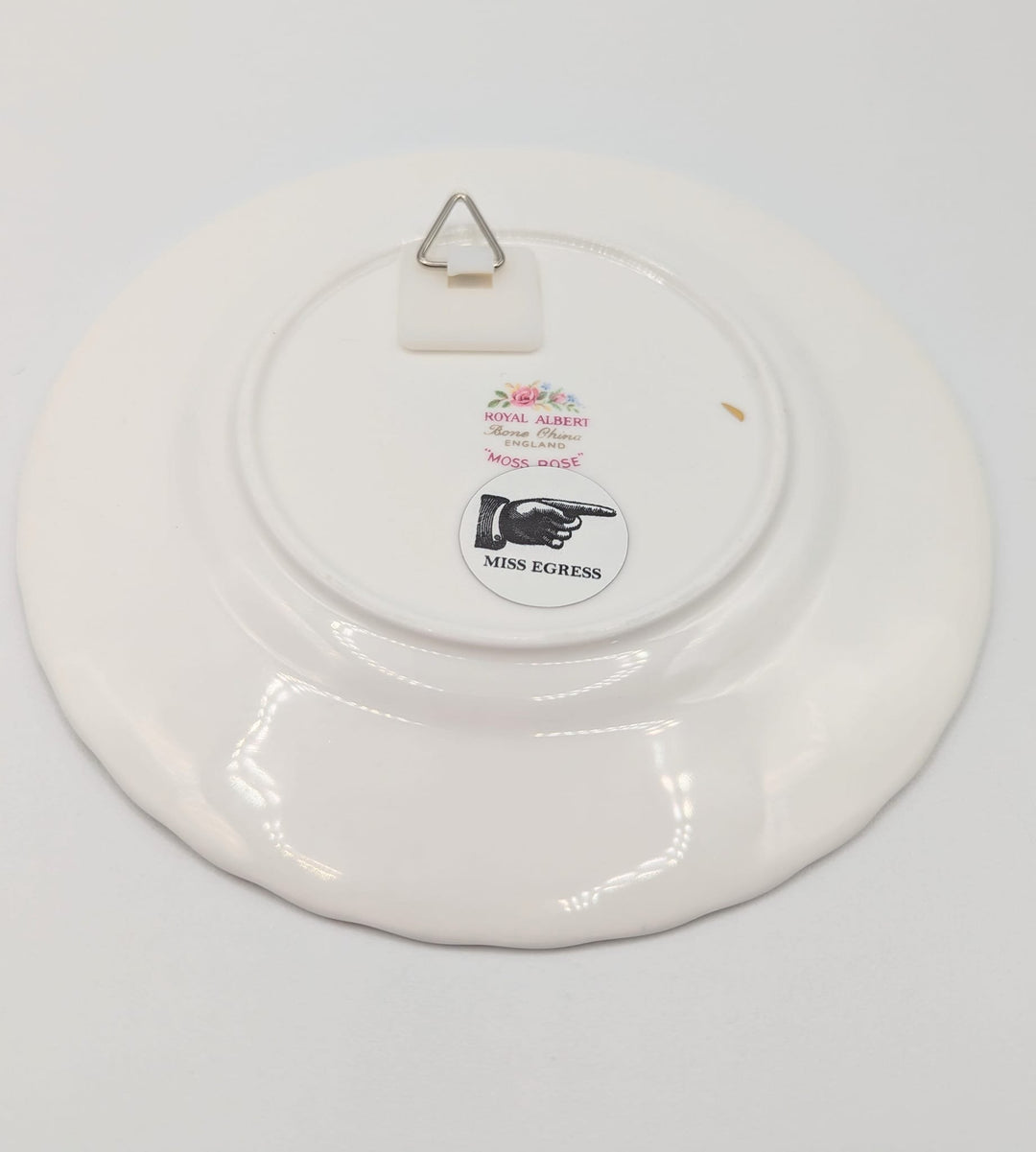 There's no place like home.  So go there.  - altered vintage plate - 3