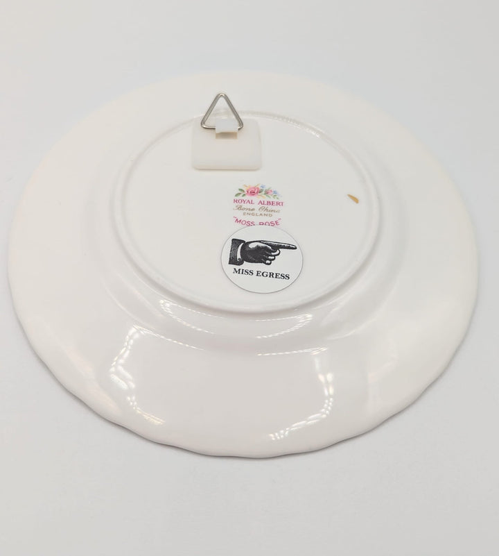 There's no place like home.  So go there.  - altered vintage plate - 3