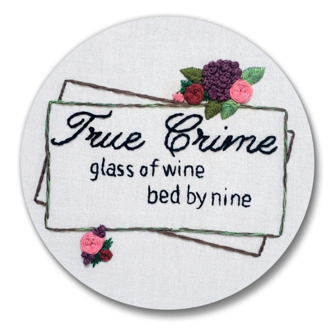 True Crime | Embroidery Replica Magnet - 1
