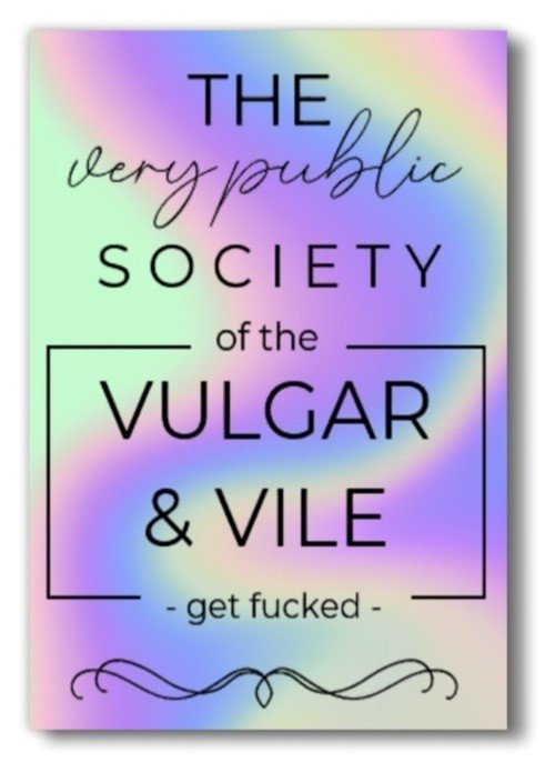 The very public society | Embroidery Replica Magnet - 1