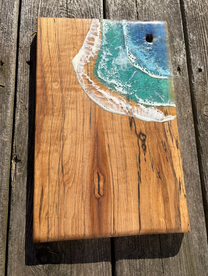 Spalted Maple Ocean Charcuterie - 1