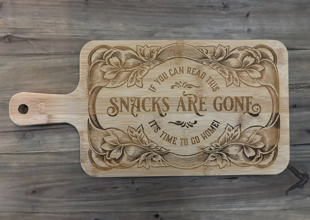 Bamboo charcuterie board - 1