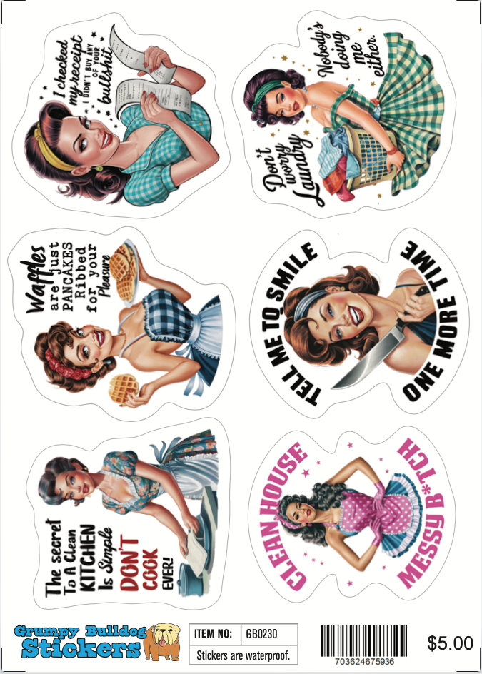 Retro Sassy House Wife Set 1 - 1