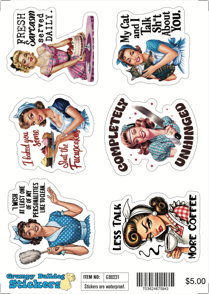 Retro Sassy House Wife Set 2 - 1