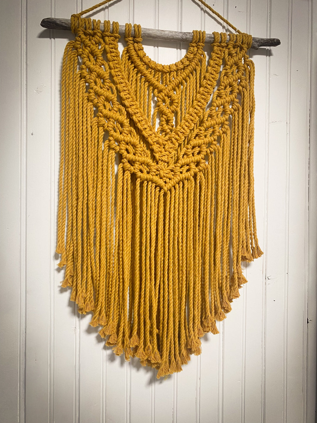 Mustard Macrame Wall Hanging