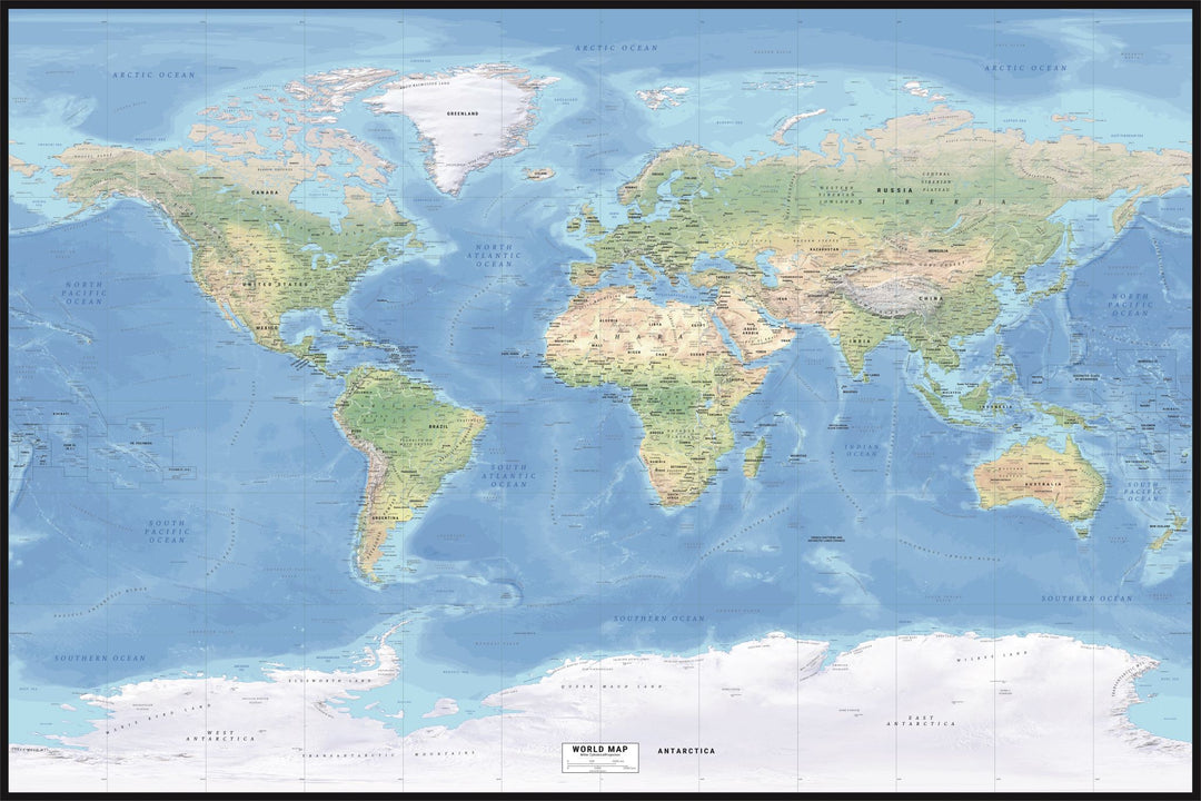 Miller Natural Blue Foam Core Map