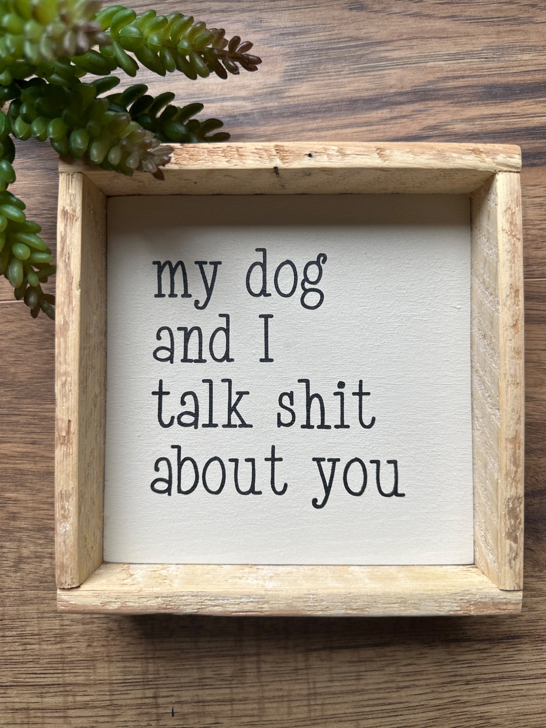 My dog and I mini