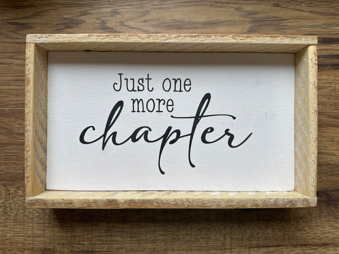 Just one more chapter