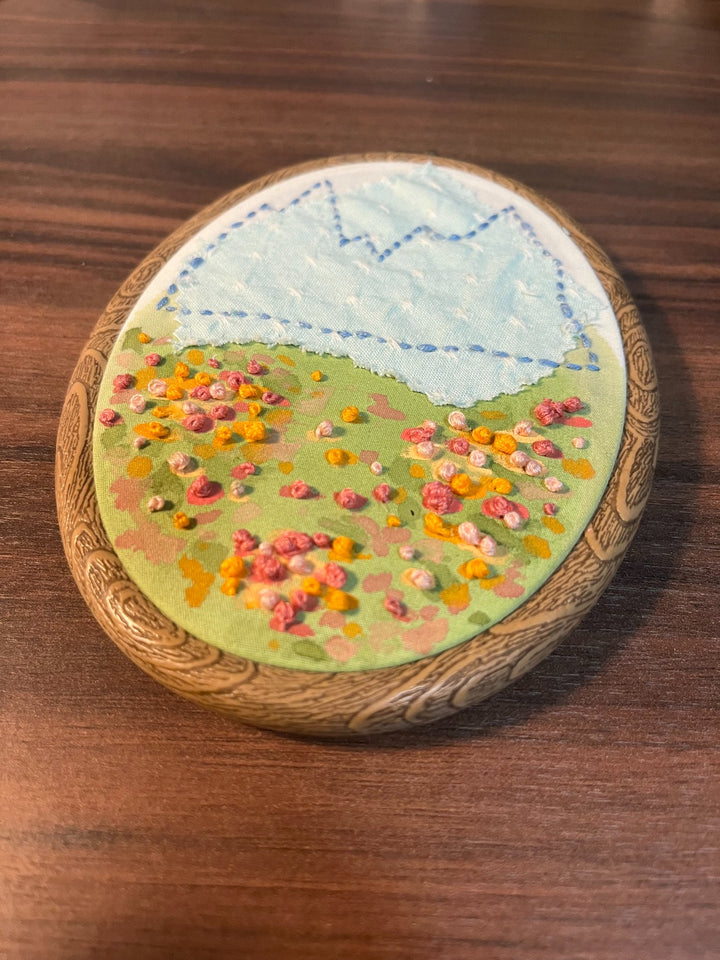 Mountain Valley Painted Embroidery