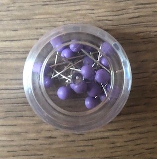 Push Pins (purple)