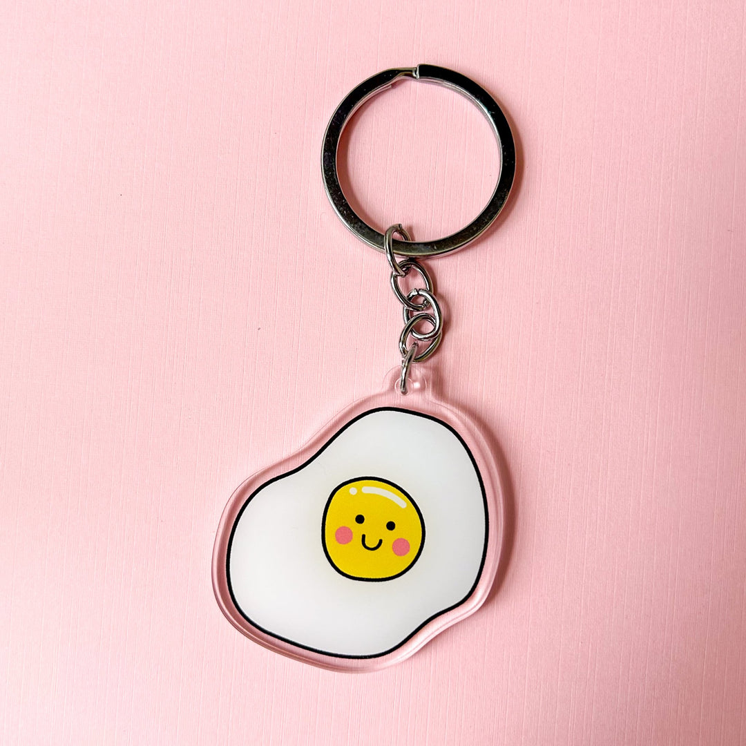 Kawaii Egg Keychain