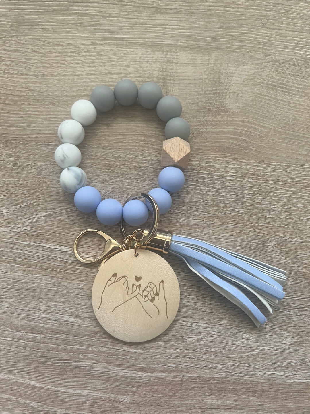 Best Friend Wristlet Keychain