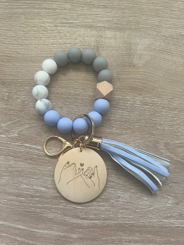 Best Friend Wristlet Keychain
