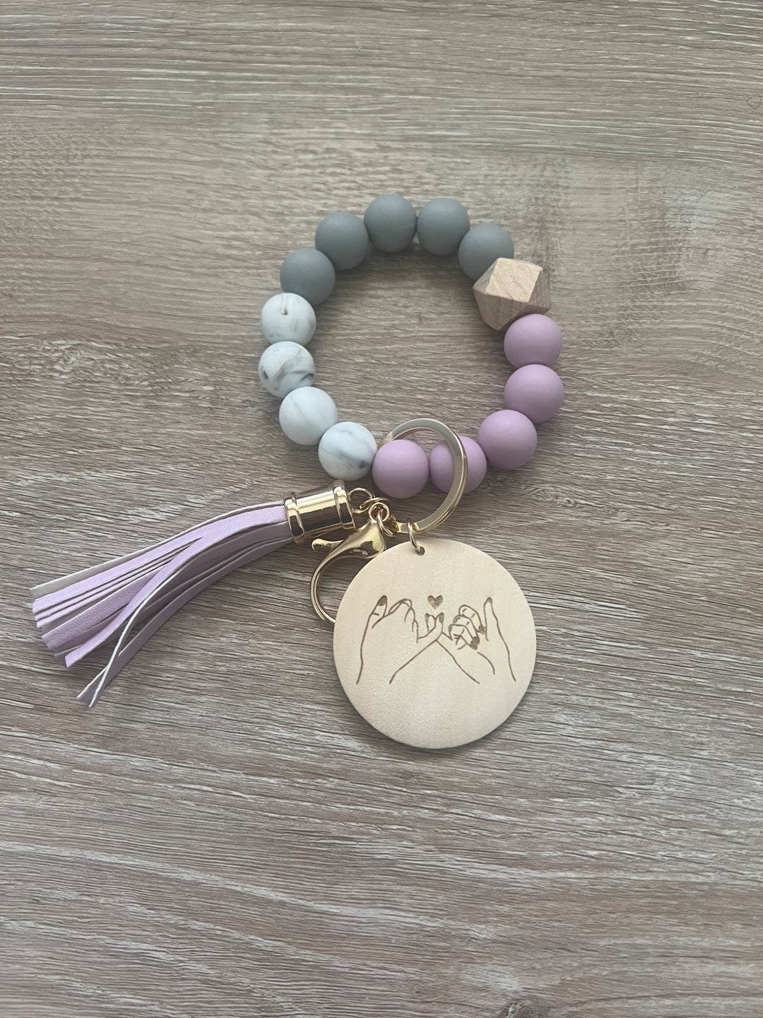Best Friend Wristlet Keychain