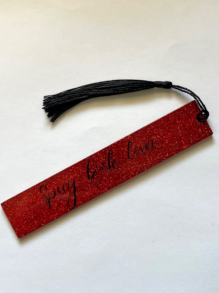 Spicy Book Lover Bookmark