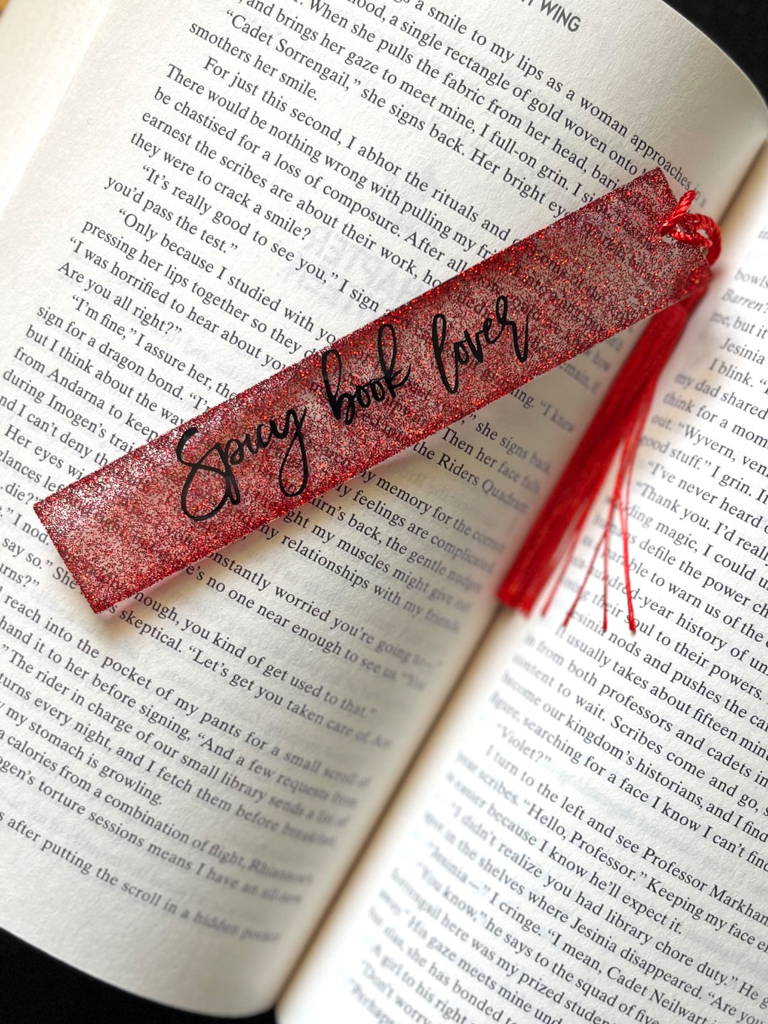 Spicy Book Lover Bookmark II