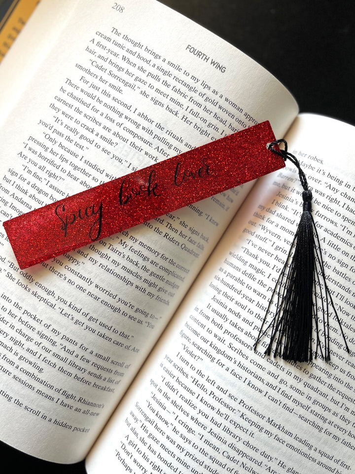 Spicy Book Lover Bookmark
