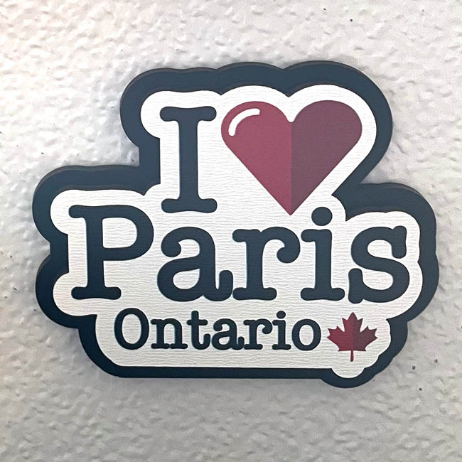 I Love Paris Ontario Magnet