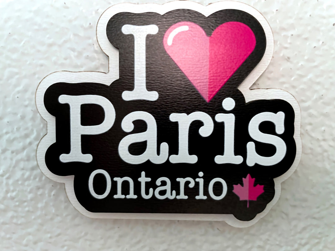 I Love Paris Ontario Magnet
