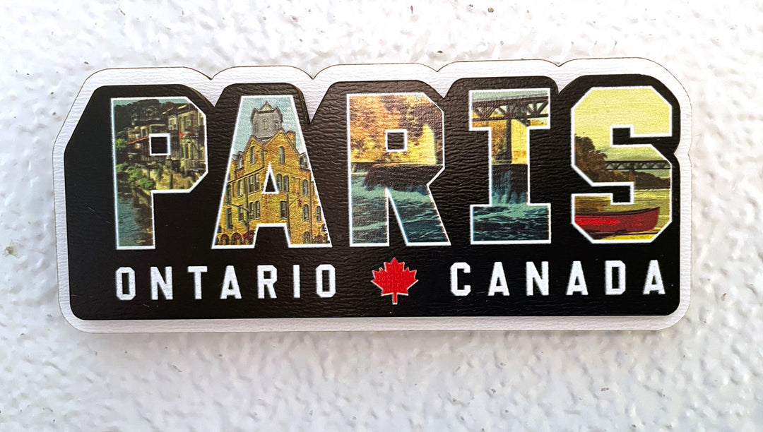 Paris Word Art Magnet