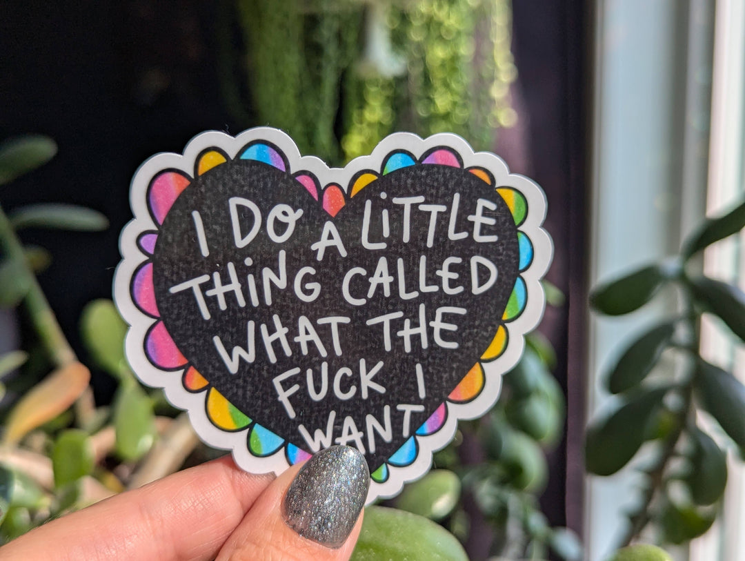 A Little Thing Vinyl Sticker