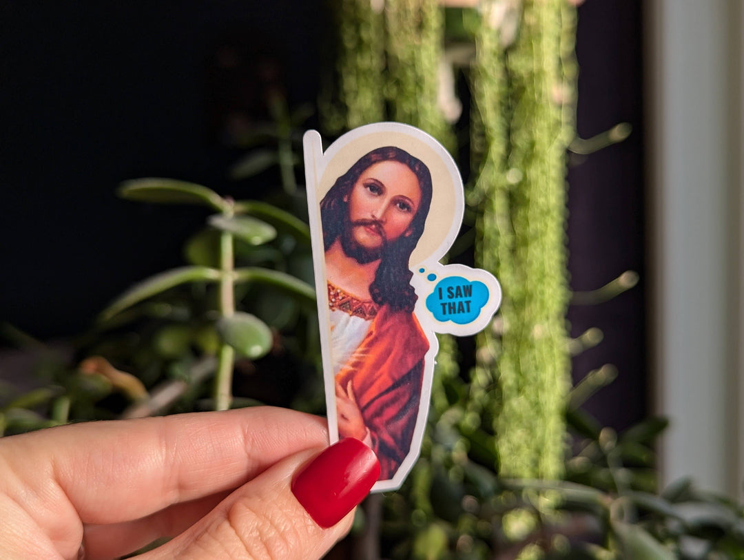 I Saw That Vinyl Sticker