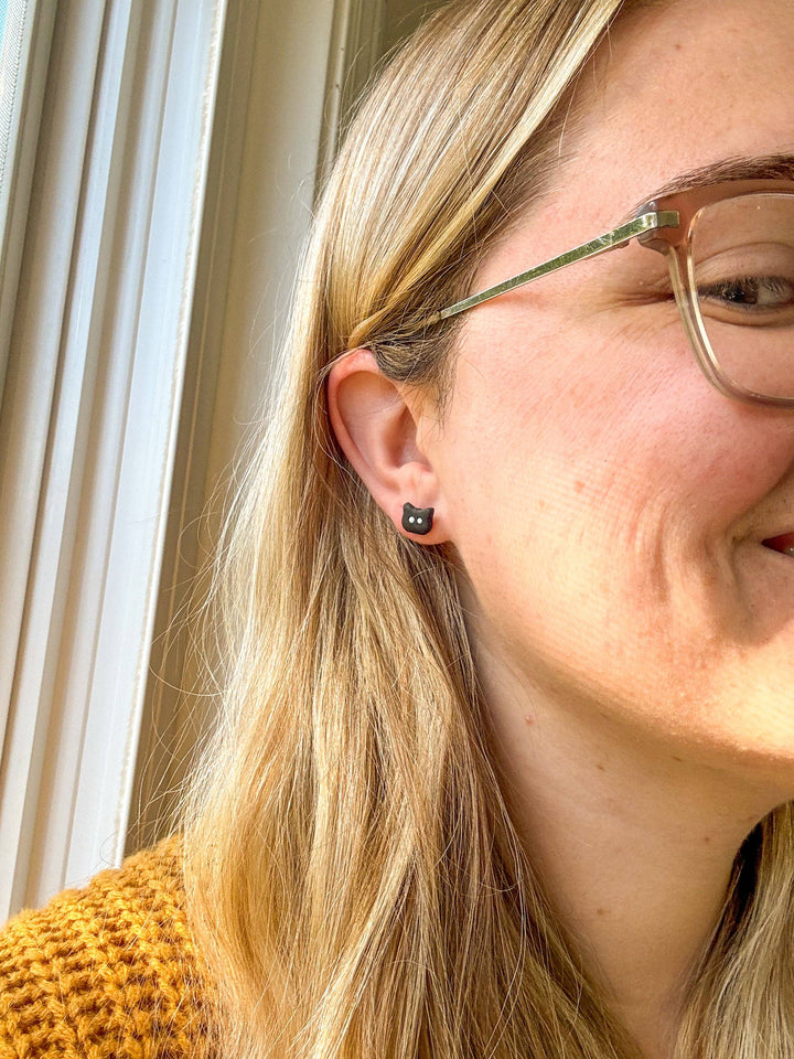 Mini Cat Stud Earrings
