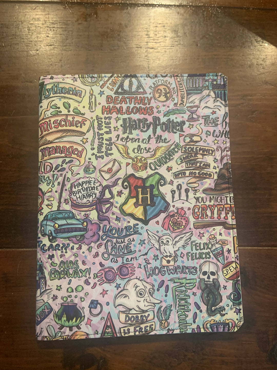 Harry Potter Doodle Notebook Cover - 1