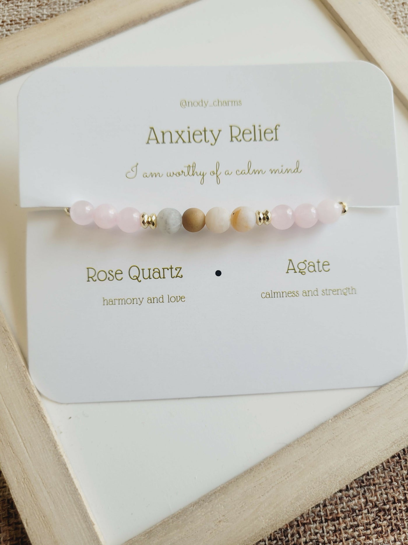 Anxiety Relief Beaded Bracelet