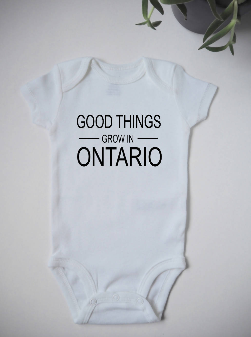 Good Things Grow in Ontario Onesie - 1