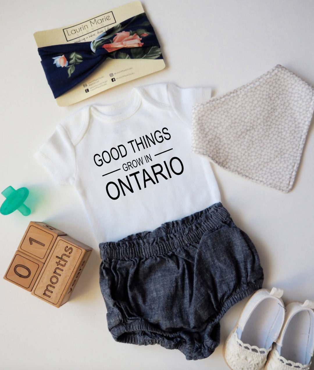 Good Things Grow in Ontario Onesie - 3