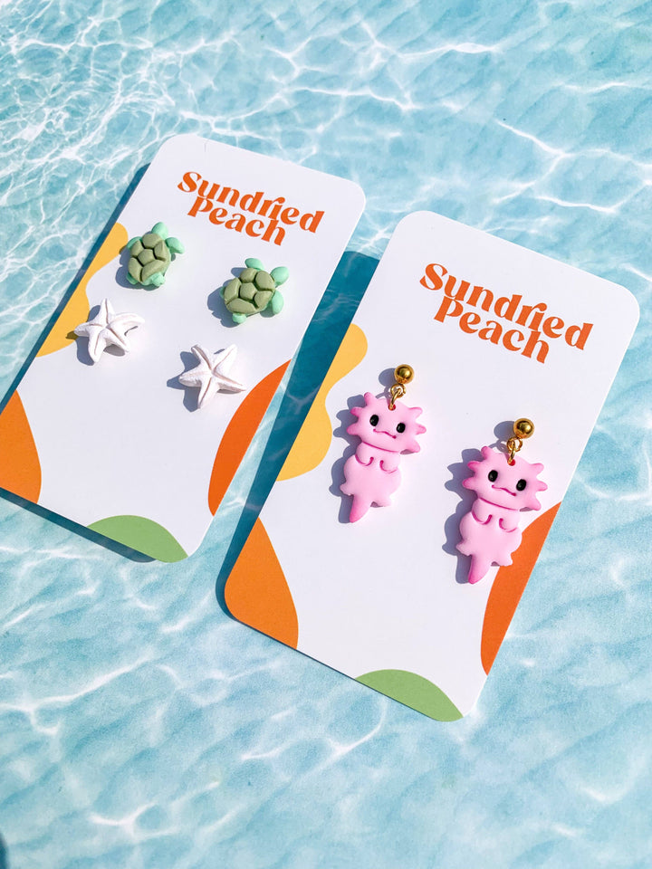 Lottie The Axolotl Earrings