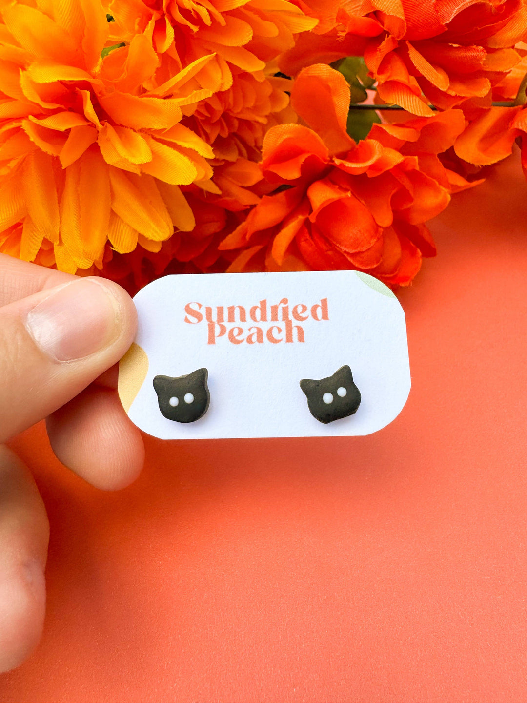 Mini Cat Stud Earrings