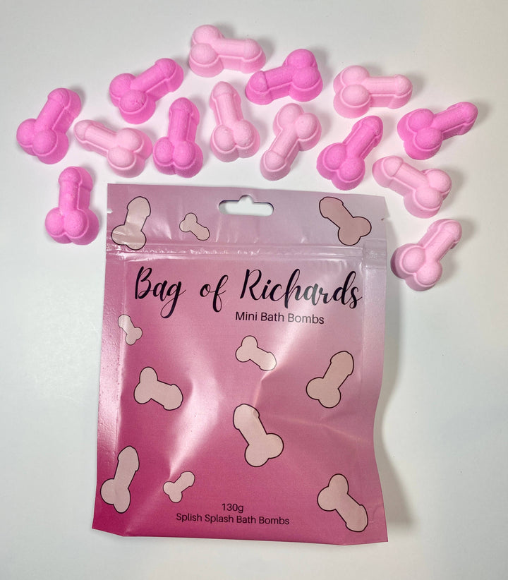 Bag of Richards Mini Bath Bombs