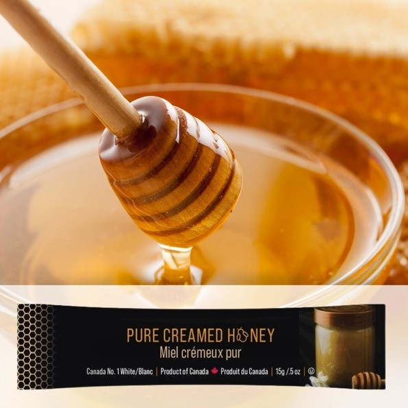 Pure Creamed Mini Squeeze Honey Pack