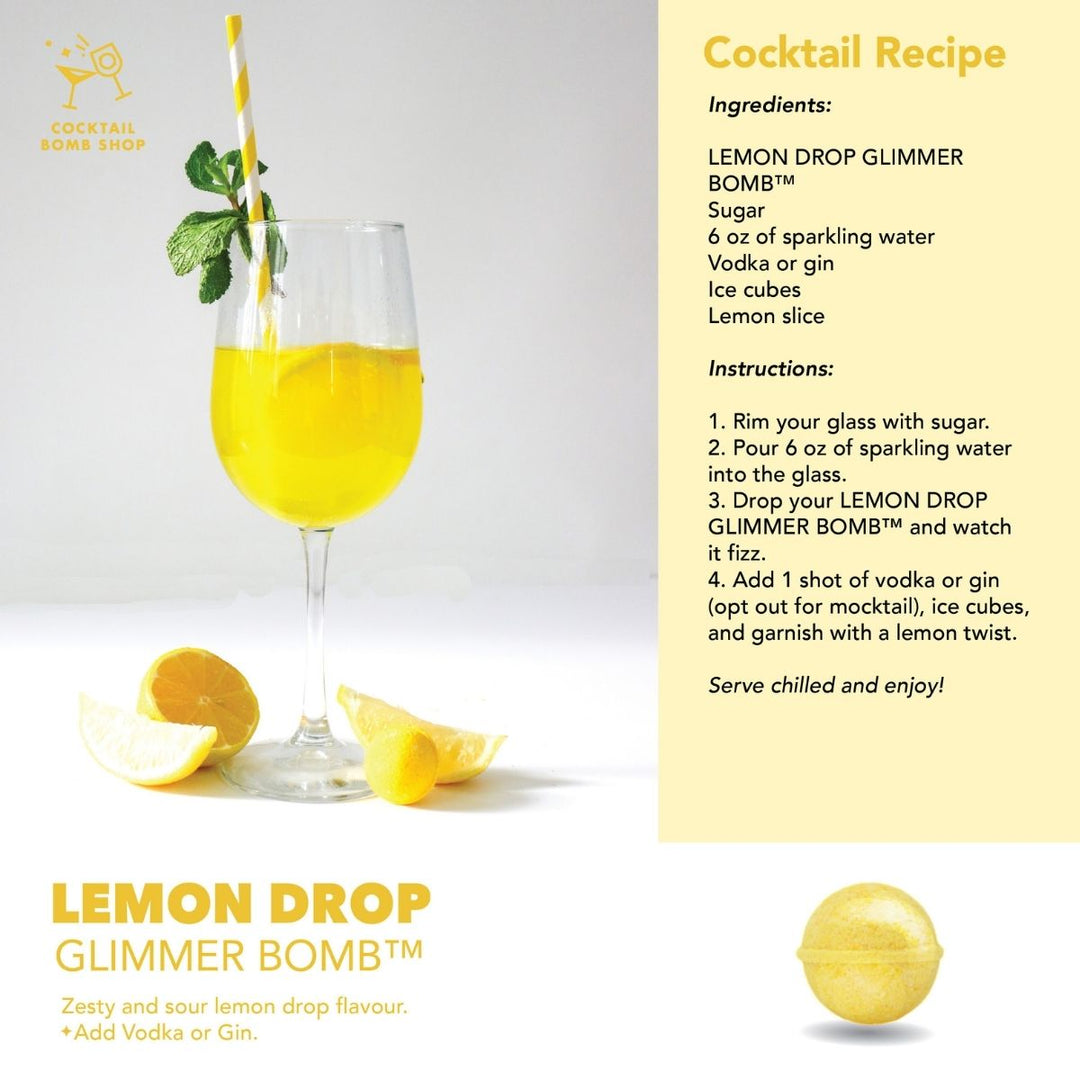 Lemon Drop Single Cocktail Bomb